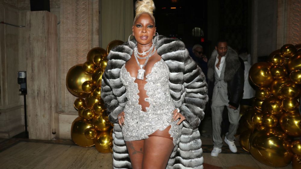 NEW YORK, NEW YORK - JANUARY 14: Mary J. Blige during her Birthday Celebration at Cipriani Wall Street on January 14, 2023 in New York City. (Photo by Johnny Nunez/WireImage)