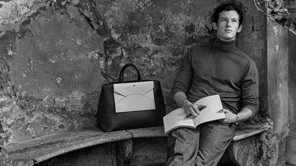 Callum Turner in the Montblanc campaign.