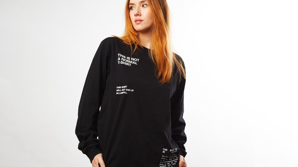 The T-Shirt collaboration is one with a cause.