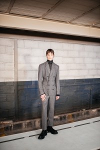 Backstage at Dries Van Noten Men's Fall 2023
