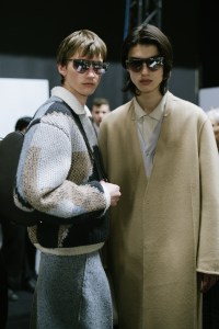 Backstage at Zegna Men's Fall 2023