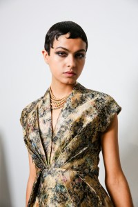 Backstage at Dior Couture Spring 2023