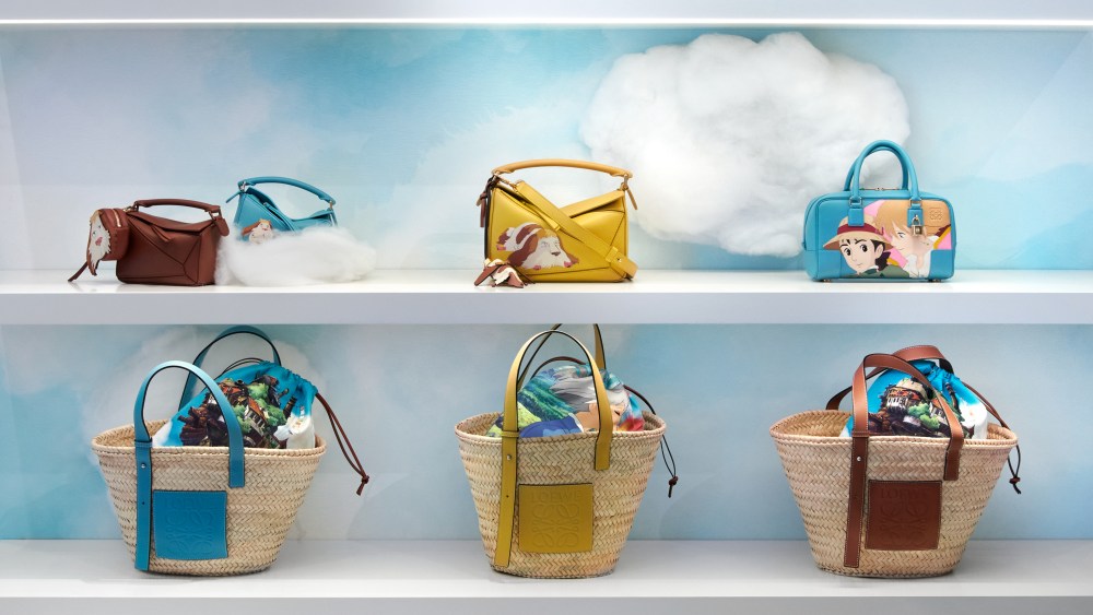 A look at the Loewe x Howl's Moving Castle installation at Selfridges.