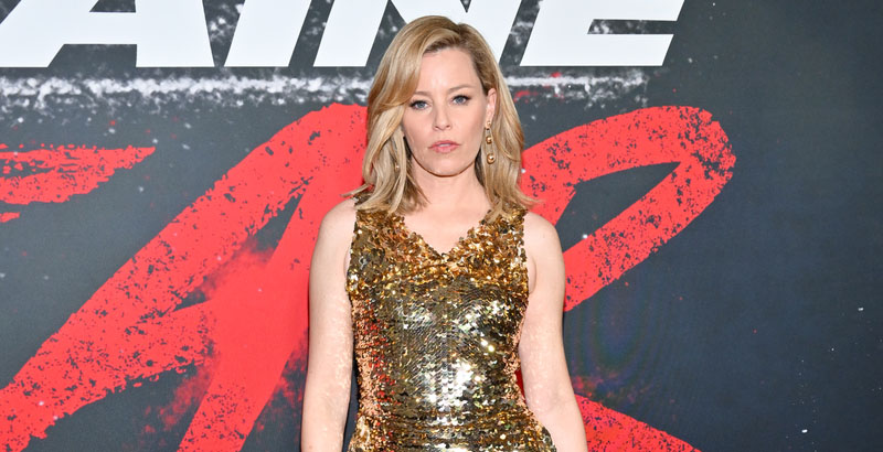 Elizabeth Banks at the “Cocaine Bear” premiere in Los Angeles on Feb. 21.