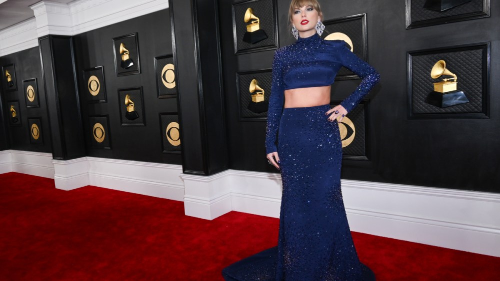 Taylor Swift at the 65th Annual GRAMMY Awards held at Crypto.com Arena on February 5, 2023 in Los Angeles, California.
