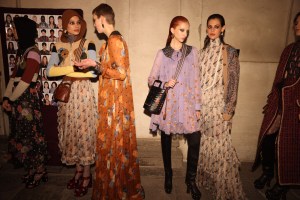 Backstage at Etro RTW Fall 2023