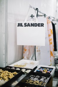 Backstage at Jil Sander RTW Fall 2023