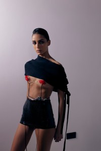 Backstage at Nensi Dojaka RTW Fall 2023