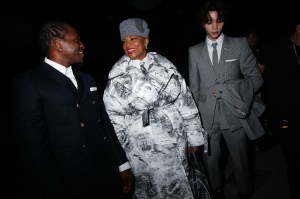 Front row at Thom Browne