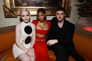 LOS ANGELES, CALIFORNIA - MARCH 08: (L-R) Julia Garner, Halle Bailey and Paul Mescal attend Vanity Fair And TikTok Celebrate Vanities: A Night For Young Hollywood In Los Angeles on March 08, 2023 in Los Angeles, California. (Photo by Matt Winkelmeyer/Getty Images for Vanity Fair)
