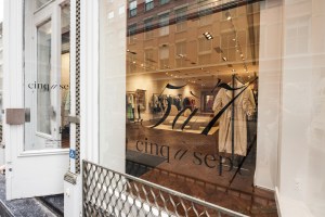 Inside the new Cinq a Sept store in SoHo.