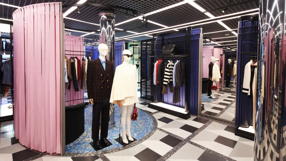 Inside Gucci’s new store in Manhattan’s Meatpacking District.