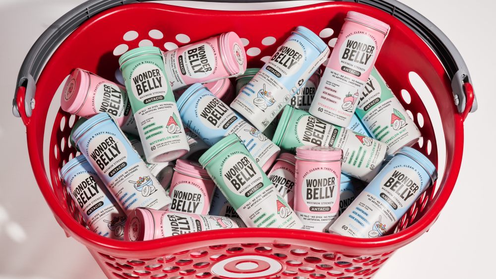 Clean antacid brand Wonderbelly launches at Target.