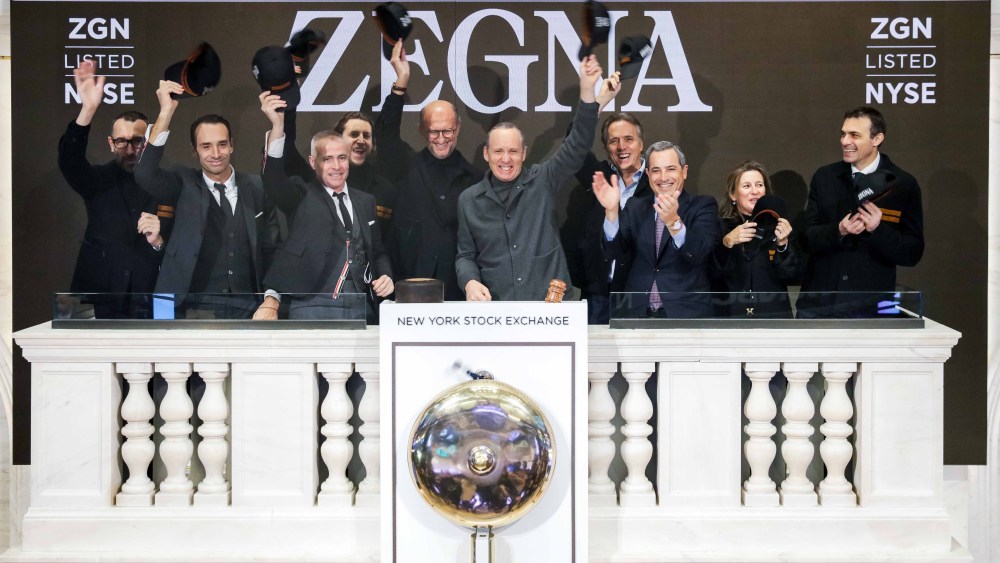 Zegna (NYSE: ZGN) Rings The Opening Bell® The New York Stock Exchange welcomes Zegna (NYSE: ZGN), today, Monday, December 20, 2021, in celebration of its listing. To honor the occasion, Ermenegildo Zegna, CEO and Chairman, joined by Chris Taylor, Vice President, NYSE Listings and Services, rings The Opening Bell®. Photo Credit: NYSE