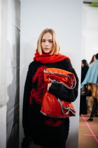 Backstage at Stella McCartney RTW Fall 2023