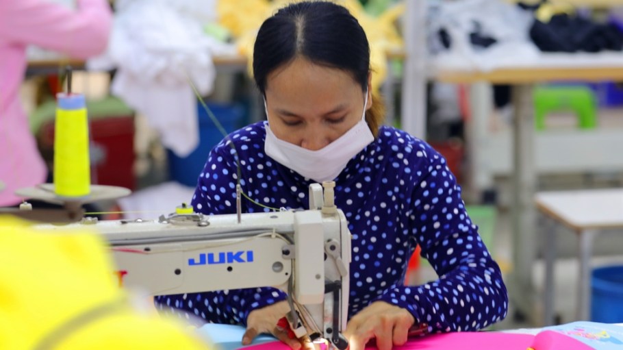 Garment factory in Cambodia
