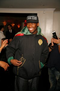 Curtis '"50 Cent" Jackson attends the book party for his book 50x50 in New York, 2007.