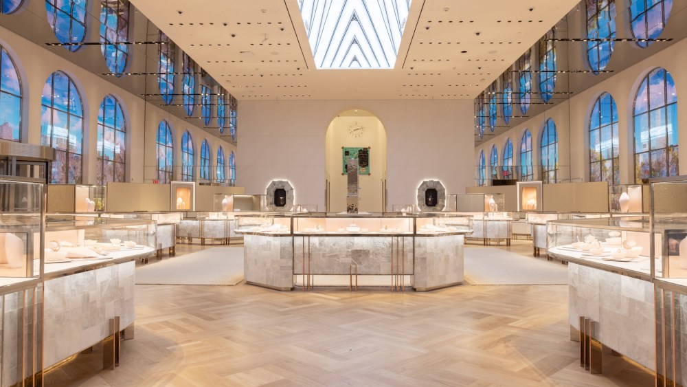The first floor of Tiffany & Co.'s Landmark store in New York City.