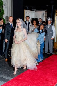 Kate Bosworth departs the Carlyle Hotel to attend the MET Gala 2018.