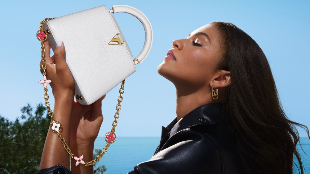 Zendaya in Louis Vuitton’s latest ad campaign, photographed by Mert Alas and Marcus Piggott and styled by Law Roach.