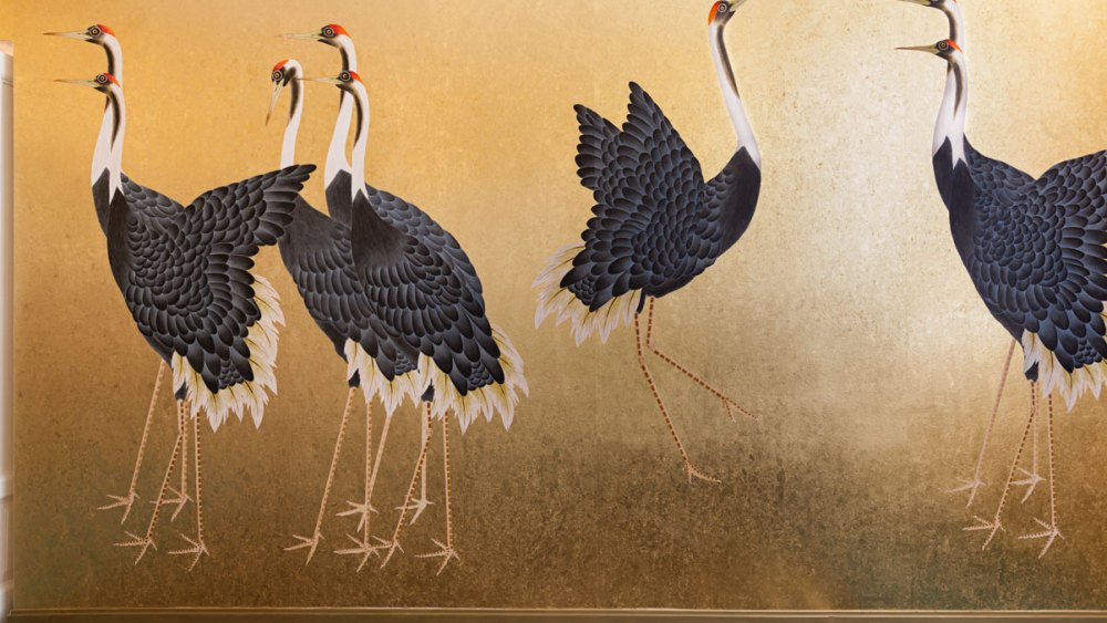 Misha's hand painted Cranes collection. Courtesy photo.
