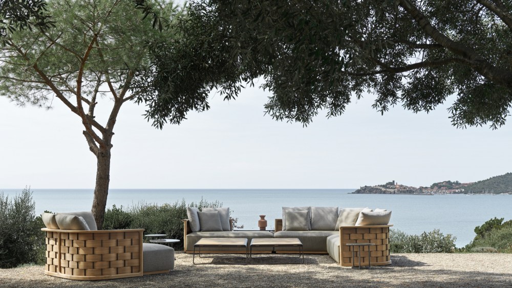 Molteni & C's first outdoor collection was envisaged by Vincent Van Duysen and features the re-imagined the iconic Palinfrasca sofa. At Salone del Mobile, the spotlight will turn to outdoor furniture.
