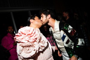 Harvey Guillen and Darren Criss