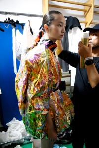 Backstage at Emilio Pucci RTW Spring 2023