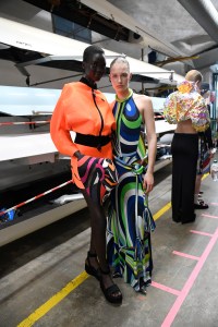 Backstage at Emilio Pucci RTW Spring 2023