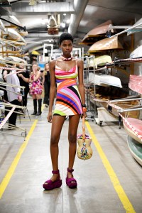 Backstage at Emilio Pucci RTW Spring 2023
