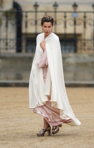 Princess Lalla Meryem of Morocco arriving at Westminster Abbey, London, ahead of the coronation of King Charles III and Queen Camilla on Saturday. Picture date: Saturday May 6, 2023. (Photo by Joe Giddens/PA Images via Getty Images)