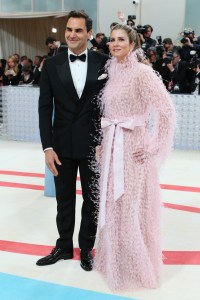 Roger Federer and Mirka Federer