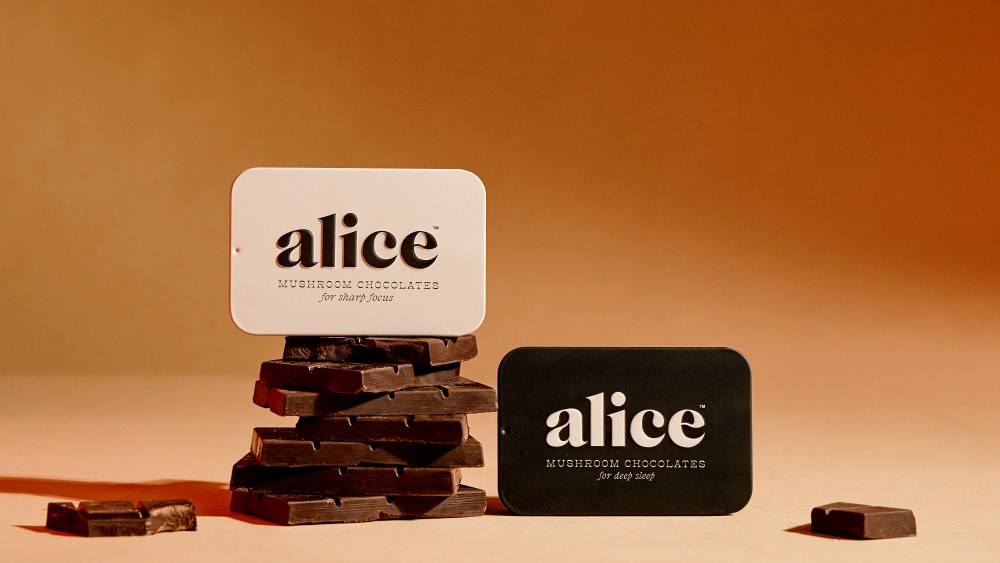 Alice mushroom chocolates