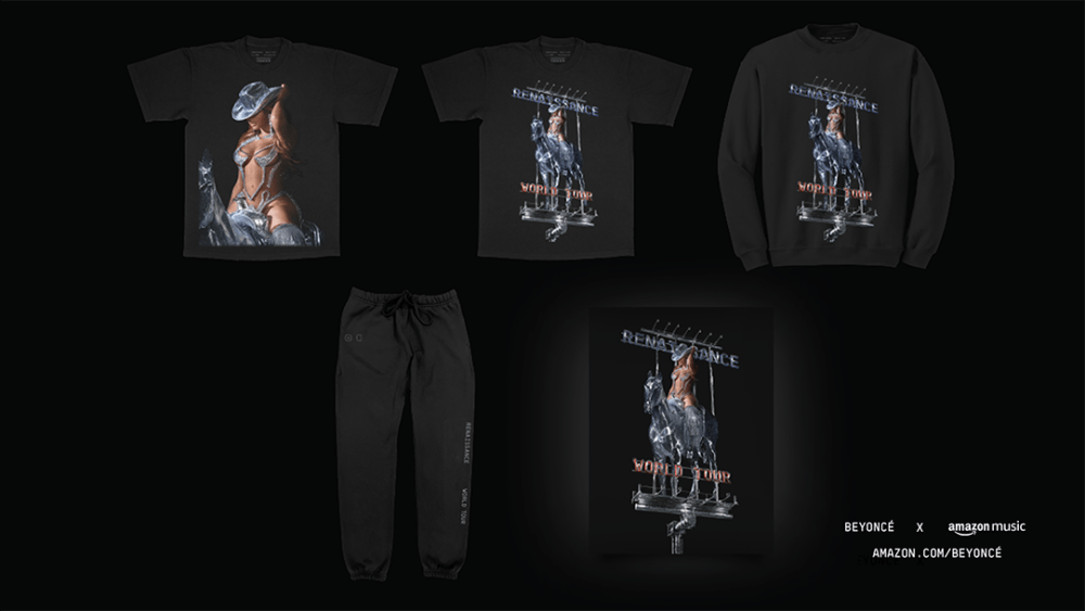 Beyoncé, Renaissance Tour, Amazon Music, Merchandise