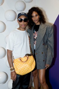 Pharrell Williams and Cindy Bruna