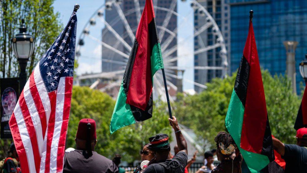 The 2022 Juneteenth Atlanta Black History parade on June 18 in Atlanta.