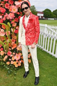 EGHAM, ENGLAND - JUNE 18: Joshua Kane attends the Cartier Queen's Cup Polo at Guards Polo Club on June 18, 2023 in Egham, England. (Photo by Dave Benett/Getty Images for Cartier)
