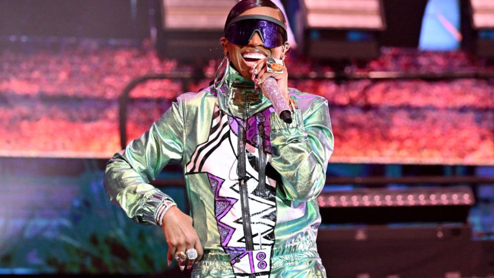 Missy Elliott performing in Atlanta in 2023.
