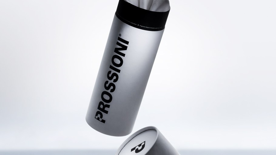 The tubular design of Prossioni's bedsheet delivery packages.