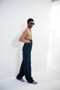Backstage at Loewe Men's Spring 2024