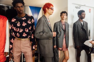 Backstage at Paul Smith Men's Spring 2024