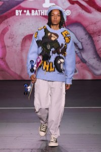 BAPE, June 2023, Terminal 5, New York CityA look from the Bape Runway Show.
