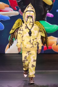 BAPE, June 2023, Terminal 5, New York CityA look from the Bape Runway Show.