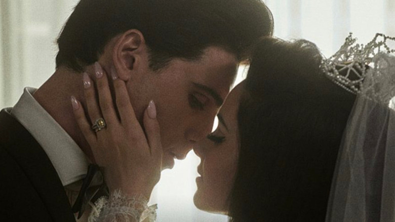 Jacob Elordi and Cailee Spaeny in "Priscilla."