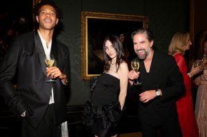 Charlie Casely-Hayford, Tish Weinstock and Jack Guinness