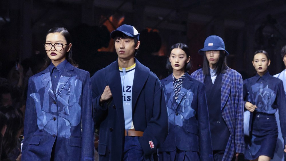 Kenzo's first runway show in China.