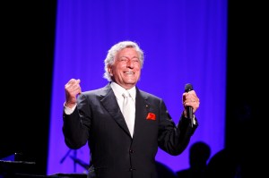 Tony Bennett performs at the third annual Carnegie Hall Medal of Excellence Awards at the Waldorf Astoria in New York City in 2008.