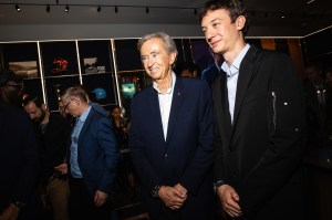 Bernard Arnault and Frédéric Arnault