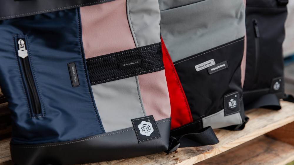 Moleskine x Redo backpacks