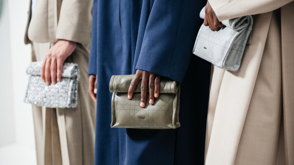 Backstage at the Dior Homme Men’s Spring 2024